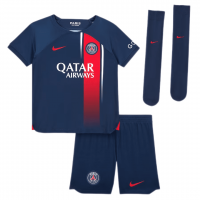 PSG Soccer Whole Kit Jersey + Short + Socks Replica Home 2023/24 Youth