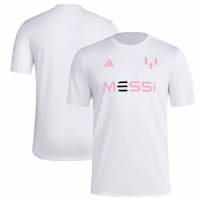 Inter Miami Soccer T-Shirt X Messi White III 2023 Mens