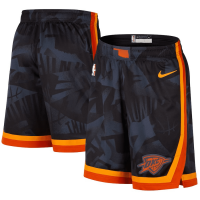 Oklahoma City Thunder Swingman Shorts - City Edition Navy 2023/24 Mens