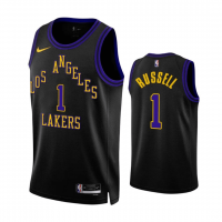 Los Angeles Lakers Swingman Jersey - City Edition Black 2023/24 Mens (D'angelo Russell #1)
