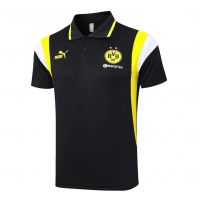 Borussia Dortmund Soccer Polo Replica Black 2023/24 Mens