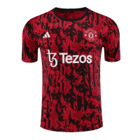Manchester United Soccer Training Jersey Replica Pre-Match Red 2023/24 Mens
