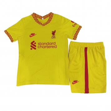 Liverpool Soccer Jersey + Short Replica Third Youth 2021/22