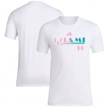 Inter Miami Soccer T-Shirt X Messi White II 2023 Mens