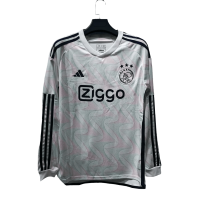Ajax Soccer Jersey Replica Away 2023/24 Mens (Long Sleeve)