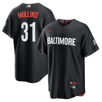 Baltimore Orioles City Connect Replica Player Jersey Black 2023 Mens (Cedric Mullins #31)