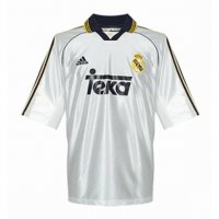 Real Madrid Soccer Jersey Replica Retro Home Mens 1998-2000