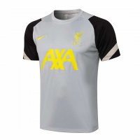 2021/22 Liverpool Light Grey Soccer Training Jersey Mens