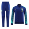 Brazil Soccer Jacket + Pants Replica Blue 2023/24 Mens