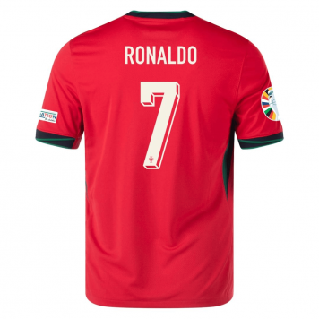 Portugal Soccer Jersey Replica Home Euro 2024 Mens (Ronaldo #7)