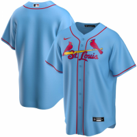 St. Louis Cardinals 2020 Alternate Light Blue Replica Custom Jersey Mens