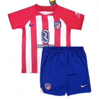 Atletico Madrid Soccer Jersey + Short Replica Home 2023/24 Youth