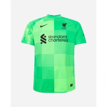 Liverpool Soccer Jersey Replica Home Goalkeeper Short Sleeve Mens 2021/22
