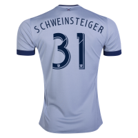 2017/18 Chicago Fire Away Gray Soccer Jersey Replica Bastian Schweinsteiger #31