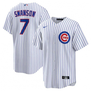 Chicago Cubs Replica Player Jersey White 2023/24 Mens (Dansby Swanson #7)