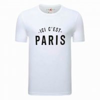 PSG Messi ICI C'EST PARIS T-Shirt White Mens 2021/22