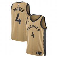 Toronto Raptors Swingman Jersey - City Edition Gold 2023/24 Mens (Scottie Barnes #4)