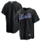New York Mets Alternate Replica Team Jersey Black 2022 Mens