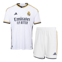 Real Madrid Soccer Jersey + Short Replica Home 2023/24 Mens (Player Version)