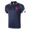 2020/21 France Navy Mens Soccer Polo Jersey