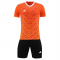 Customize Team Soccer Jersey + Short Replica Orange 731