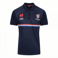 France Rugby X RWC Polo Jersey Replica Navy 2023 Mens