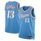 Los Angeles Clippers Swingman Jersey Blue Mens 2022 City Edition