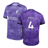 Liverpool Soccer Jersey Replica Third 2023/24 Mens (VIRGIL #4)