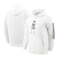 CR Flamengo Soccer Sweatshirt Replica White 2023/24 Mens (Hoodie)