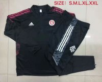 2021/22 S. C. Internacional Black - Red Soccer Training Suit Kids