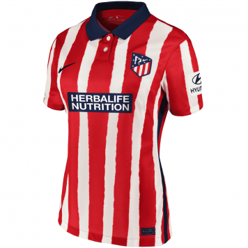2020/21 Atletico Madrid Home Womens Soccer Jersey Replica