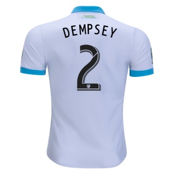 2017/18 Seattle Sounders Away White Soccer Jersey Replica Clint Dempsey #2