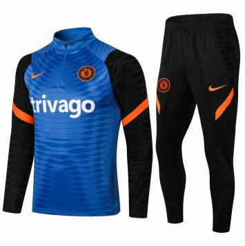 Chelsea 2021/22 Blue Soccer Training Suit Mens