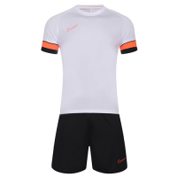 NK-762 Customize Team Soccer Jersey + Short Replica White