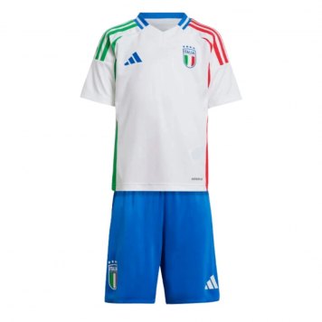 Italy Soccer Jersey + Short Replica Away EURO 2024 Youth