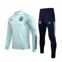 2019/20 Spain Green Mens Soccer Training Suit(Sweater + Pants)