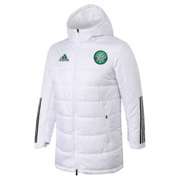 2020/21 Celtic FC White Mens Soccer Winter Jacket