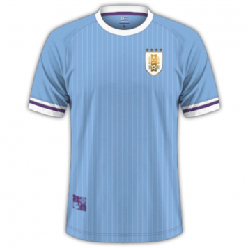 Uruguay Soccer Jersey Replica Home Copa America 2024 Mens