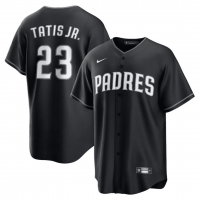 San Diego Padres Official Replica Player Jersey Black 2023/24 Mens (Fernando Tatis Jr. #23)