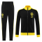 Borussia Dortmund Soccer Jacket + Pants Replica Black 2023/24 Mens