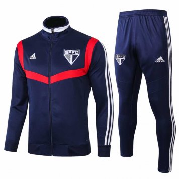 2019/20 Sao Paulo FC Blue Mens Soccer Training Suit(Jacket + Pants)