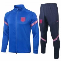 2020/21 England Blue Mens Soccer Training Suit(Jacket + Pants)