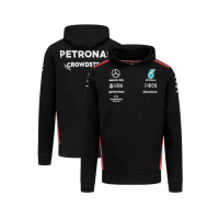 Mercedes AMG Petronas F1 Racing Team Hooded Sweat Black 2023 Mens