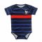 2020 France Home Blue Baby Infant Soccer Suit