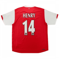 Arsenal Soccer Jersey Replica Home 2006/2007 Mens (Retro Henry #14)