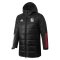 Mexico Cotton Winter Soccer Jacket Black 2022 Mens
