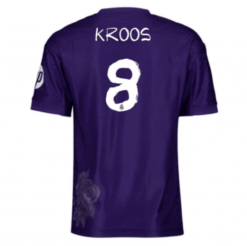 Real Madrid Soccer Jersey Replica Y-3 Fourth Purple Player Version 2024/25 Mens (KROOS #8)