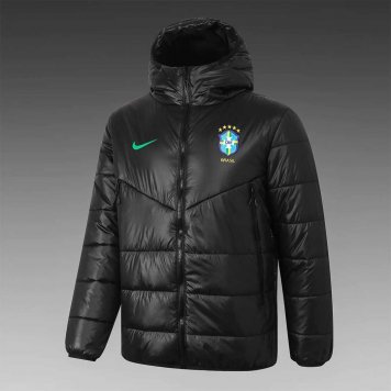2020/21 Brazil Black Mens Soccer Winter Jacket
