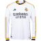 Real Madrid Soccer Jersey Replica Home Long Sleeve 2023/24 Mens (Player Version)