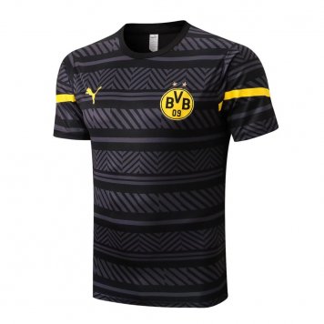 Borussia Dortmund Soccer Training Jersey Replica Black Mens 2022/23